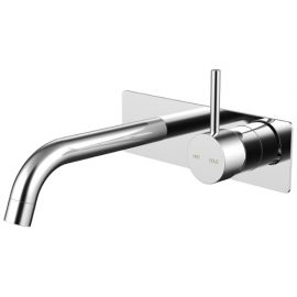 Cioso Wall Basin Mixer with Plate Chrome