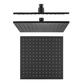 Kiato 250mm Square Overhead Shower Matte Black