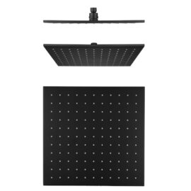 Kiato 300mm Square Overhead Shower Matte Black