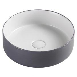Cioso Round Basin Grey-White