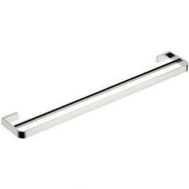 Inis Double Towel Rail 600mm Brushed Nickel