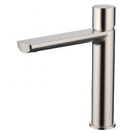 Finesa Mid Rise Vessel Mixer Brushed Nickel