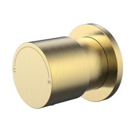 Finesa Progressive Wall Mixer Modern Brass