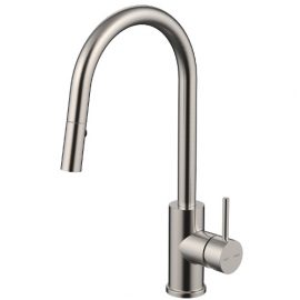 Cioso Pullout Spray Sink Mixer Brushed Nickel