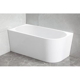 Cirna 1400mm LH Corner Bath Gloss White