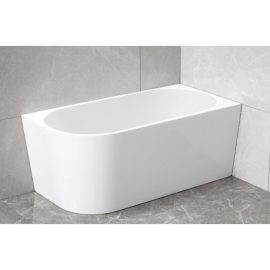 Cirna 1400mm RH Corner Bath Gloss White
