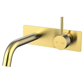 Cioso Wall Basin/Bath Mixer Modern Brass