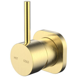 Cioso SQ Shower Mixer Pin Up Modern Brass