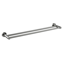 Cioso 600mm Double Towel Rail Brushed Nickel
