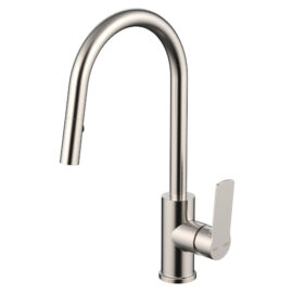 Cioso Pullout Spray Sink Mixer W/Akemi Handle Brushed Nickel