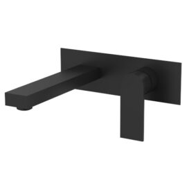 Kiato Wall Basin Mixer Matte Black