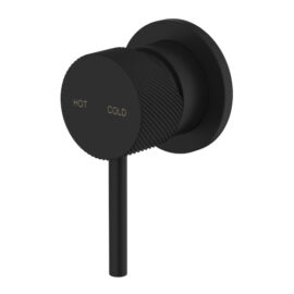 Cioso Knurled Shower Mixer Matte Black