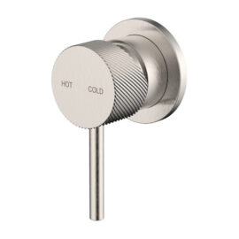 Cioso Knurled Shower Mixer Brushed Nickel