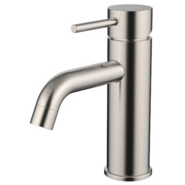 Cioso Curved Basin Mixer Brushed Nickel