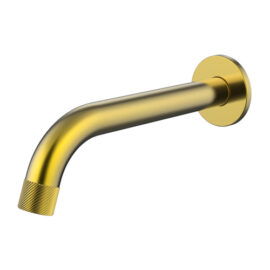 Cioso Knurled Basin/Bath Spout Modern Brass