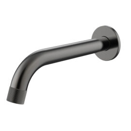 Cioso Knurled Basin/Bath Spout Gun Metal