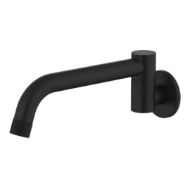 Cioso Swivel Knurled Bath Spout Matte Black