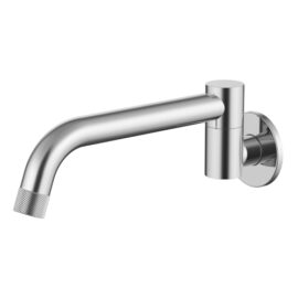 Cioso Swivel Knurled Bath Spout Chrome