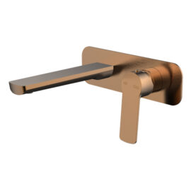 Akemi Wall Basin/Bath Mixer Rosa
