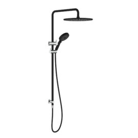 Akemi 300mm Combination Shower Matte Black & Chrome