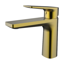 Jenex Basin Mixer Modern Brass