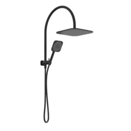 Jenex 250mm Dual Shower Matte Black
