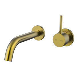 Cioso SP Wall Basin Mixer Modern Brass Pin Up