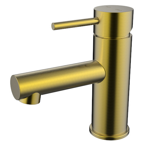 Cioso Basin Mixer Modern Brass