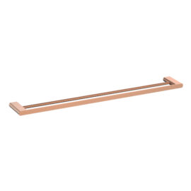 Zoya Double Towel Rail 800mm Rosa