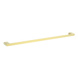 Zoya Single Towel Rail 600mm Modern Brass