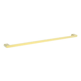 Zoya Single Towel Rail 800mm Modern Brass