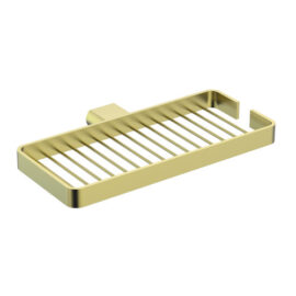 Zoya Shower Basket 250mm Modern Brass