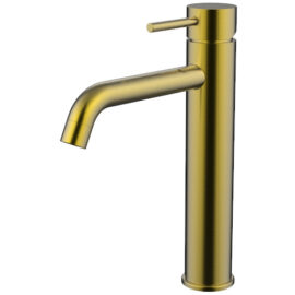 Cioso Curved Mid Rise Vessel Mixer Modern Brass