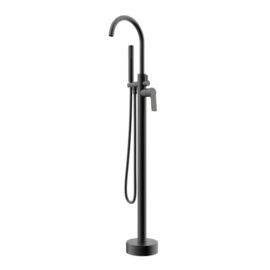 Akemi Matte Black Bath Filler W/Handshower