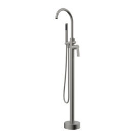 Akemi Gun Metal Bath Filler W/Handshower