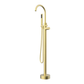 Finesa Modern Brass Bath Filler W/Handshower