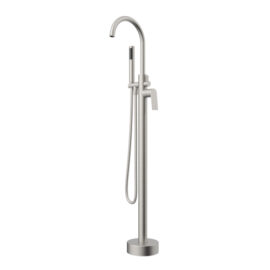 Jenex Brushed Nickel Bath Filler W/Handshower