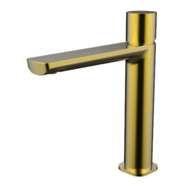 Finesa SQ Mid Rise Vessel Mixer Modern Brass