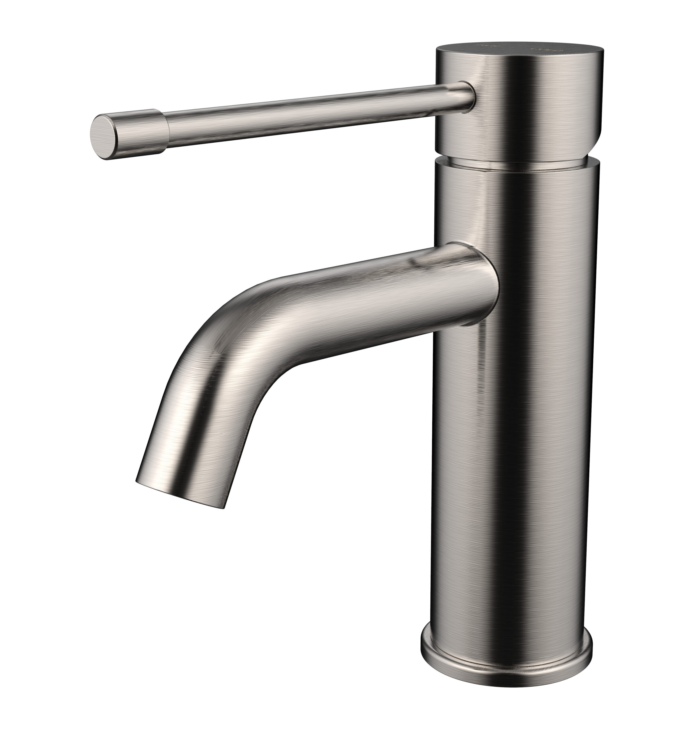 Cioso Care Curved Basin Mixer Brushed Nickel
