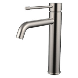 Cioso Care Curved Vessel Mixer Brushed Nickel