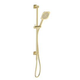 Jenex Top Inlet Rail Shower Modern Brass
