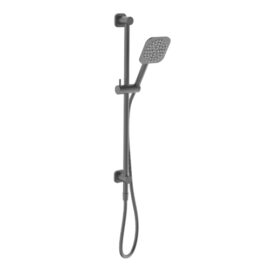 Jenex Top Inlet Rail Shower Gun Metal