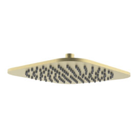 Jenex Soft Square 250mm Overhead Shower Modern Brass