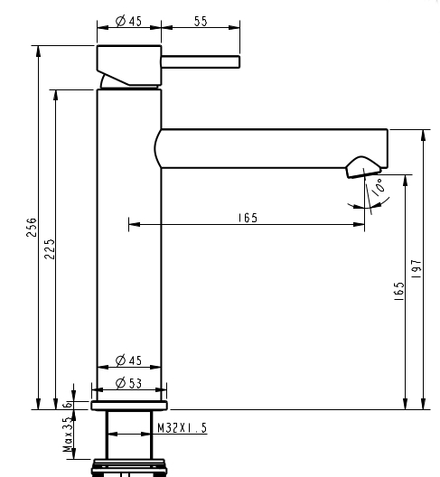 Cioso Mid Rise Vessel Mixer Gun Metal - Image 2