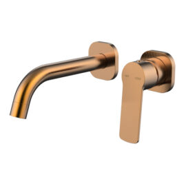 Cioso SQ Wall Basin Mixer W/Akemi Handle Rosa