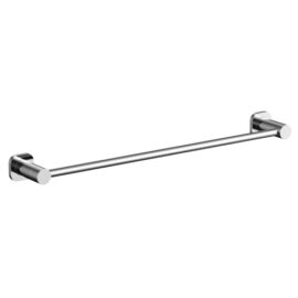Finesa SQ Single Towel Rail 600mm Chrome