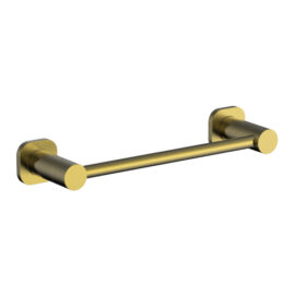 Finesa SQ Towel Bar 300mm Modern Brass