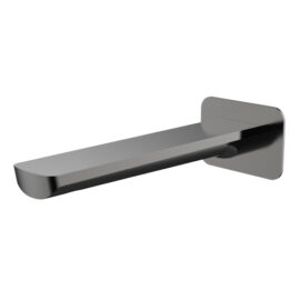 Akemi 180mm Bath Spout Square Plate Gun Metal