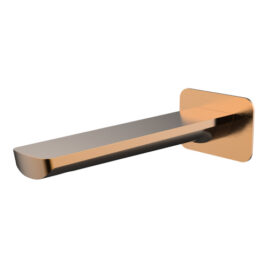 Akemi 180mm Bath Spout Square Plate Rosa