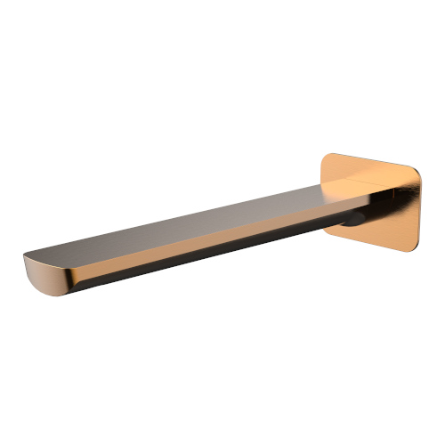 Akemi 235mm Bath Spout Square Plate Rosa